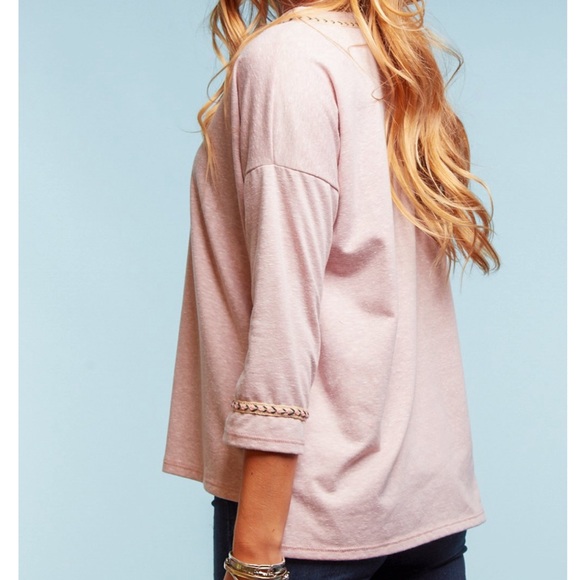 Pink Button Blouse - Picture 3 of 3